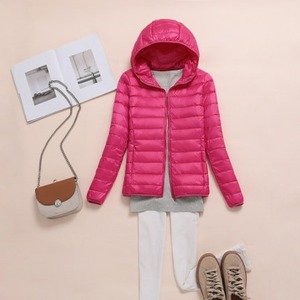 Chaqueta de Plumón Personalizada con Capucha para Hombre, Chaqueta de Invierno con Logotipo, 90% Plumón de Pato Blanco, Chaqueta Acolchada de Talla Grande para Hombre - Product Image 3