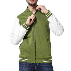 Chaqueta Bomber de invierno para hombre de calidad superior 100% nailon ecológico transpirable de secado rápido peso ligero elegante cuello levantado - Product Image 1