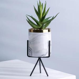 TRUST Support de jardinière d'escalade rotatif multicouche en métal moderne Support de pot de fleur en fer peint pour jardin ou usage domestique - Product Image 2