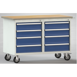 banco de trabajo Profi 1200x700x840 BM-Pla.30mm 2Gh(4 cajones, 4 cajones) - Product Image 1