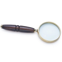Handmade Portable Reading Optical Magnifier with Light Handheld Handheld Magnifying Glass for Reading