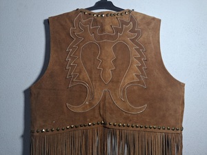 Chalecos de Cuero Vaqueros sin Mangas Decorados para Mujer, Diseño Moderno y Personalizado - Product Image 4