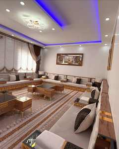 Sièges au sol orientaux, canapé ethnique, canapé Majlis arabe, canapé de style ottoman, ensemble Jalsa arabe, sièges au sol orientaux de luxe - Product Image 4