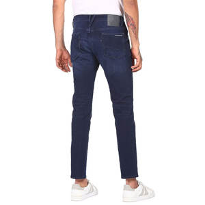 Pantalones Ajustados de Algodón 100% Personalizados al por Mayor para Hombre, Pantalones Vaqueros Ajustados de Moda para Hombre - Product Image 2
