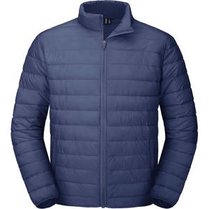 Chaqueta acolchada ligera acolchada para hombre, venta al por mayor, abrigo de invierno directo de fábrica, ropa térmica con aislamiento térmico personalizada para exteriores - Product Image 4