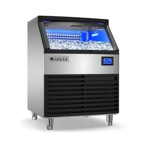 Machine à glaçons commerciale, compresseur en acier inoxydable R404A, 5 kg, pour hôtel, restaurant, bar, industrie des boissons - Product Image 2