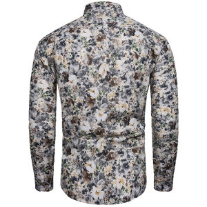 Chemises pour hommes à manches longues, style décontracté, sublimation, logo personnalisé en gros, nouveau style de mode, chemises habillées pour hommes - Product Image 2