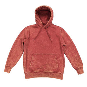 Sweat à capuche délavé à l'acide, couleur unie, respirant, en coton mélangé, meilleure matière, vente chaude, meilleur prix, sweat à capuche délavé à l'acide pour hommes - Product Image 1