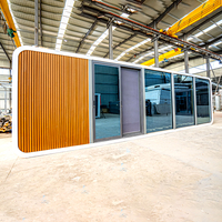 Casa Prefabricada Modular Pequeña, Estructura de Acero Portátil, Impermeable, de Instalación Rápida, para Vivienda, Oficina, Hotel, Almacén, Patio, Comedor