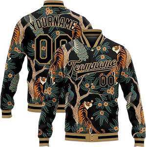 Chaqueta universitaria de alta calidad unisex a granel logotipo bordado personalizable al por mayor ideal para tiendas de ropa y amantes de la moda - Product Image 1