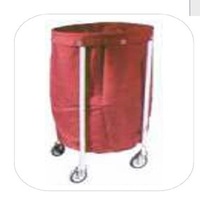 Chariot à linge sale de classe I pour usage hospitalier, en métal et équipement médical de haute technologie, avec sac en toile, Inde