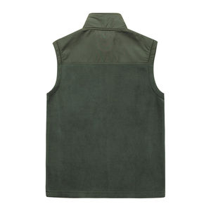 Gilet softshell d'hiver chaud pour hommes veste d'extérieur sans manches imperméable et coupe-vent doublé polaire gilet tactique de chasse camping - Product Image 4