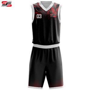 Nouvel arrivage personnalisé d'uniformes de basket-ball professionnels en polyester de haute qualité pour l'entraînement - Product Image 3