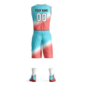 Uniforme de baloncesto de etiqueta privada en precio al por mayor uniforme de baloncesto liso de tela transpirable sin mangas personalizado servicio OEM - Product Image 3