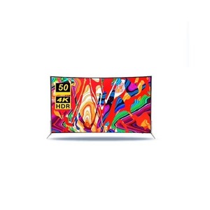 Téléviseur intelligent incurvé Full HD 1080p Coocaa de 55 pouces de qualité supérieure avec écran LED et connectivité pour une utilisation en home cinéma - Product Image 4
