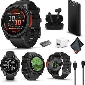 PARFAIT ! Montre connectée GPS multisports Garmin fenixs 8 amoled PRÊTE À ÊTRE EXPÉDIÉE - Product Image 2