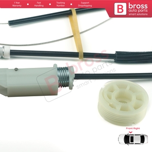 Kit de réparation de lève-vitre BWR994 côté droit pour TT MK2 8J3 8J9 2006-2014 Coupé 2 portes Cabriolet 8J0837462 - Product Image 4