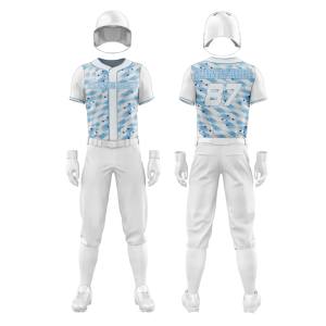 เสื้อเจอร์ซีย์เบสบอลของเด็กชายใส่ได้ทั้งชายและหญิงเสื้อเบสบอลว่างเปล่าระบายอากาศ - Product Image 4