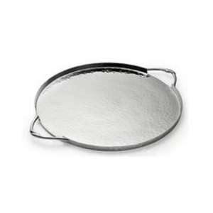 Superbe plateau de service en acier inoxydable au fini miroir qui sert également de plateau décoratif pour les centres de table - Product Image 1