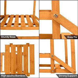 Best Selling Wooden Plant <b>Stand</b> Indoor Outdoor Garden Plant <b>Stand</b> Rack Multiple Flower <b>Pot</b> Holder Planter Display Shelving - Product Image 3