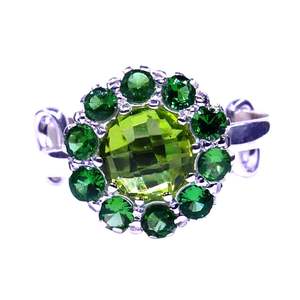 Bague perle turquoise plaquée or classique en argent sterling 925 - Product Image 1