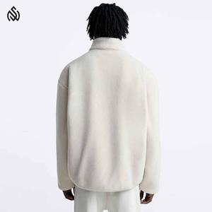 Sherpa Fleece Jacket chaqueta de invierno Personalizado al por mayor Zip up Turn Down Collar Sherpa Jacket - Product Image 6