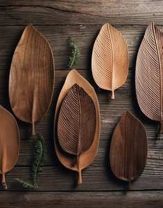 Plateau en bois naturel de qualité supérieure, plateau rectangulaire plat simple pour servir et décorer les aliments - Product Image 6