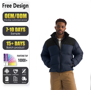 Veste d'hiver matelassée imperméable à capuche pour homme, coupe-vent, épaisse et chaude, fabrication en gros, veste d'hiver personnalisée - Product Image 6