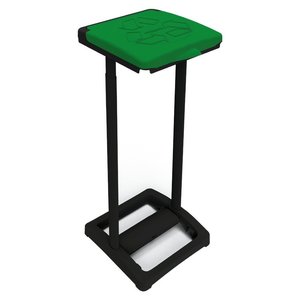 Porta sacco rifiuti (31,5x36x81cm) Mr. B Mono Verde e Nero 7417C12 - Product Image 1