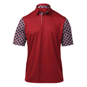 Alta calidad de los hombres bordados patrón sólido Golf solapa Diseño personalizado Casual Smart Jersey para Polo camisa al por mayor - Product Image 2