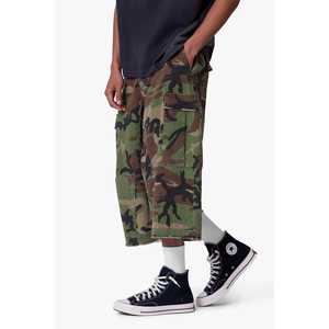 Pantalones Cortos Cargo Extra Largos 100% Algodón - Camuflaje - Product Image 4