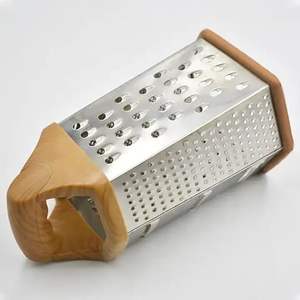 Rallador de acero inoxidable Kaddukas Trituradora | Rallador de especias | Artículo de cocina Pack de 1 Plata - Product Image 3