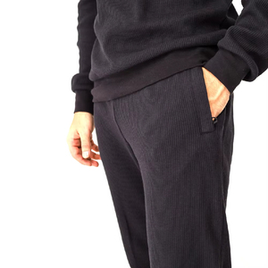 ¡Venta de fábrica! Chándal ligero estilo Streetwear para hombre con cierre de cintura elástica de manga larga liso activo Bottoms - Product Image 2