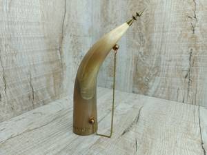 Auténtica Jarra Vikinga para Beber, Hecha a Mano con Cuerno de Búfalo Pulido de Alta Calidad, Ecológica, con Logotipo Personalizado, Estilo Antiguo - Product Image 4