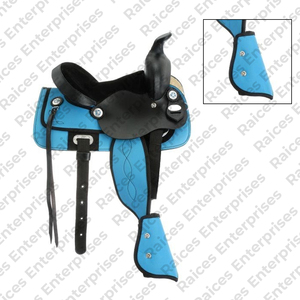 Meilleur vendeur selle de cheval anglaise occidentale robuste en cuir véritable meilleure vente en vrac quantité selle d'équitation en vente - Product Image 5