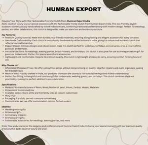 Handmade <b>Clutch</b> With Classic Rajasthani Embroidery Designed To Complement Sarees Lehengas And Fusion Attire Alike - Product Image 2