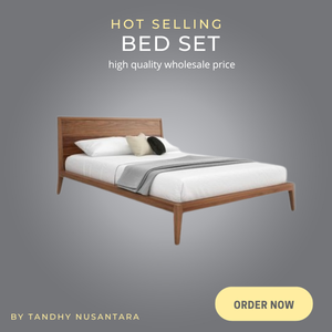 Mobilier moderne et luxueux de haute qualité pour chambre à coucher Lit King Size Lit en bois pour chambre à coucher et mobilier d'hôtel - Product Image 6