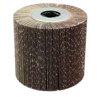 Meules en tissu abrasif de qualité supérieure Roue à lamelles abrasive Roue de polissage pour surface