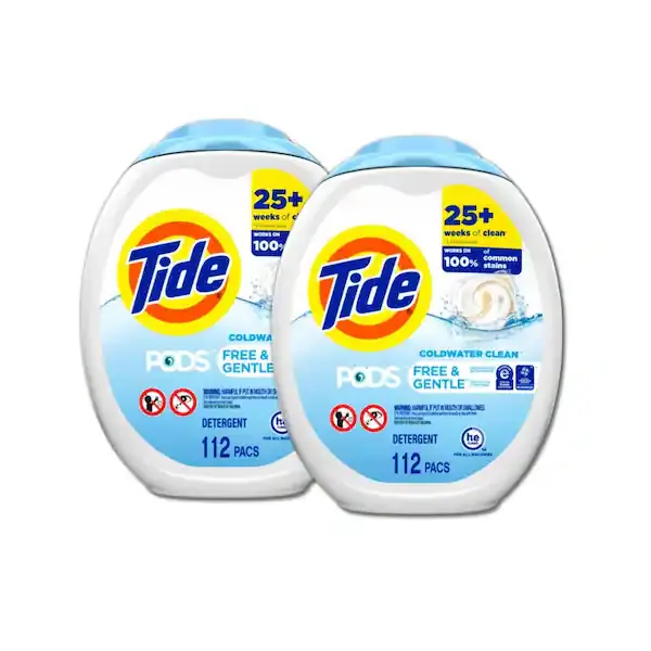 Achetez les meilleures ventes de Tide PODS Free and Gentle, Savon détergent à lessive PODS-Non parfumé et hypoallergénique pour les peaux sensibles