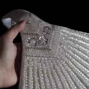 กระเป๋าถือประดับลูกปัดหลากสี MS Handicraft พร้อมหูหิ้ว กระเป๋าถือลำลองแบบอินเดีย ทำด้วยมือ ลูกปัดสั่งทำพิเศษ กระเป๋าทรงบาแกตต์ - Product Image 3