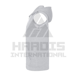 Vente en gros - Meilleur fournisseur - Nouveauté 2026 - Sweat à capuche sans manches uni pour homme - Tenue décontractée et de sport - Product Image 5