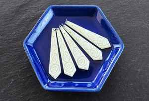 Venta al por mayor estilo vintage Jawelly hueso tallado colgante Comercio exterior tortuga collar - Product Image 3