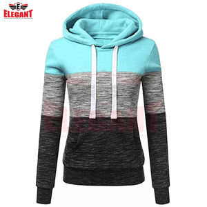 เสื้อฮู้ดดี้สปอร์ตผู้หญิง ดีไซน์หรูหรา สีพื้น ผ้าผสมขนสัตว์/ฝ้าย สำหรับฤดูหนาว ระบายอากาศด้านหน้า แห้งเร็ว - Product Image 5