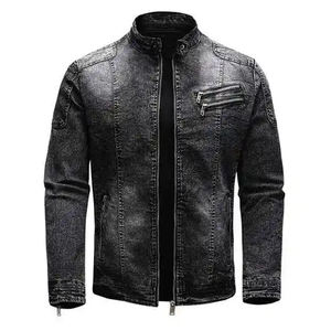 Chaqueta de Motocicleta Reversible Impermeable de Mezclilla 100% Genuina, Hecha a Medida, de Primera Calidad para Mujer, Elegante, Ecológica y Resistente al Viento - Product Image 1