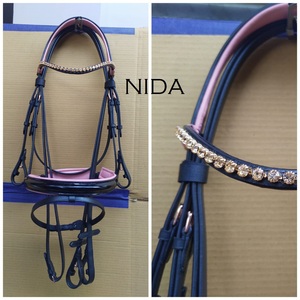 Bride en cuir pour cheval équestre Produits pour chevaux de qualité supérieure - Product Image 3