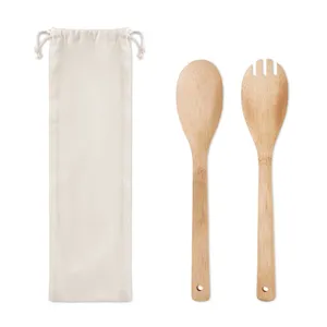 Juego de Utensilios para Ensalada de Bambú Ecológico MAYEN - Accesorios Ecológicos - Product Image 1