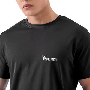 Nueva Camiseta Negra Premium para Hombre, Mezcla de Algodón Suave con Cuello Redondo, Diseño Minimalista para Uso Casual, Venta al por Mayor y OEM - Product Image 3