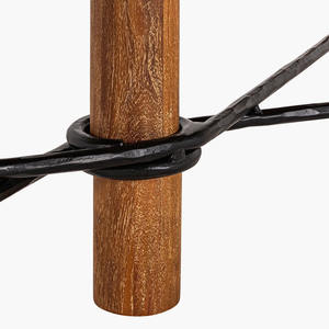 Mesa de Comedor Redonda Plegable de Madera de Acacia Maciza con Tapa Abatible, Diseño Nuevo, Fácil de Mover y Duradera, para Hogar, Cocina y Restaurante - Product Image 5