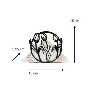 Servilletero decorativo de latón para Baño, Dormitorio, mesa de cena, oficina, servilletero de Metal - Product Image 4