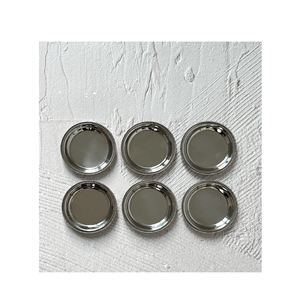 Sous-verre en aluminium personnalisé et ustensiles de cuisine et restaurants Sous-verre en acier inoxydable fait à la main forme ronde - Product Image 6